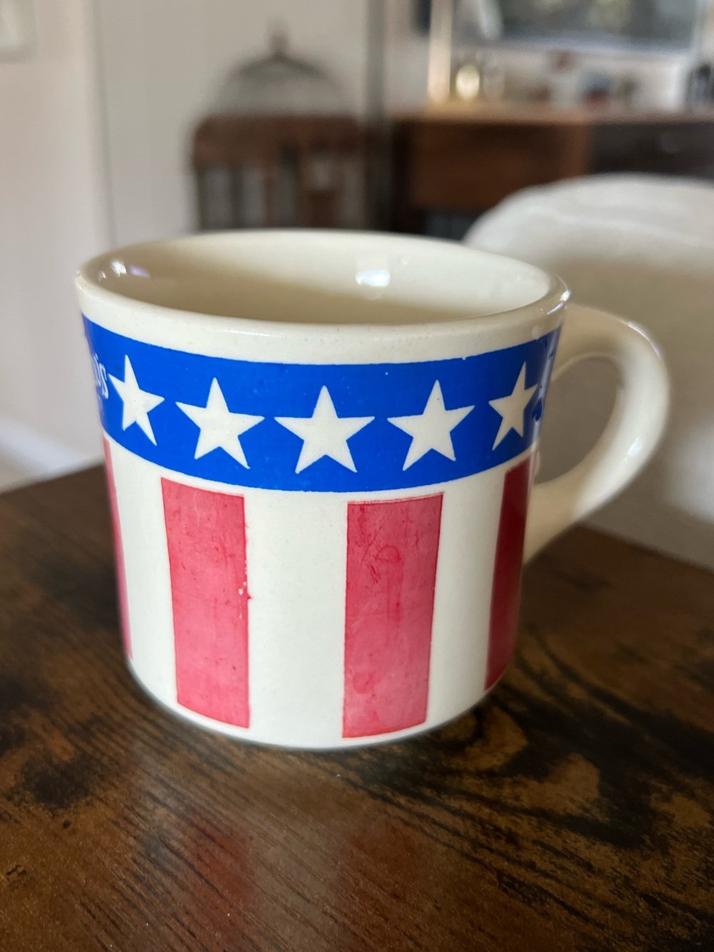 "Sambo's Has It" Vintage Patriotic Diner Mug - Picture 3 of 6